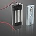 FUGEST Electric Magnetic Lock 60kg 130LBs Holding Force Electric Magnetic Lock for Door Access Control System Electromagnet Fail-Safe NC Mode