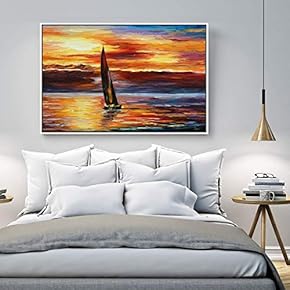 wall26 Floating Framed Canvas Wall Art for Living...
