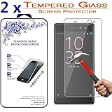 [2-Pack] Sony Xperia XA Ultra Tempered Glass, Nacodex Premium Tempered Glass Screen Protector For Sony Xperia XA Ultra 6.0-inch, 2.5D Round Edge 9H Hardness Bubble Free