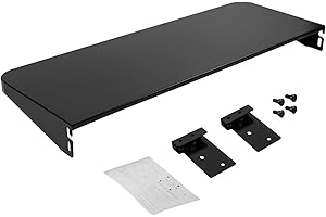 UHEGDRR Folding Front Shelf for Traeger Pro 780 and Ironwood 885 Pellet Grills, Heavy-Duty Grill Accessory for Extra Prep Space, Replacement Parts BAC442 Folding Shelf for Traeger Grills, 32.9" x 11.6"