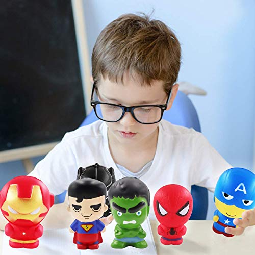 6 POKONBOY+Jumbo+Squishies+Super+Hero