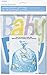 Extra-Large Blue Polka Dots Gift Bag for Baby Shower - 44