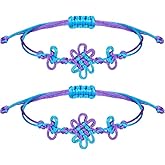 YEYULIN 2pcs Korean Knot Bracelets Handmade Matching Couples Friendship Accessories Gifts