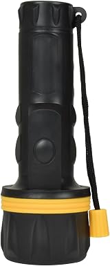 MERCURY Heavy Duty LED Rubber Torch Wide-Angle, Anti-Roll Grip, Splash view 3