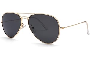 Pro Acme Aviator Sunglasses for Men Women Classic Polarized UV400 Protection