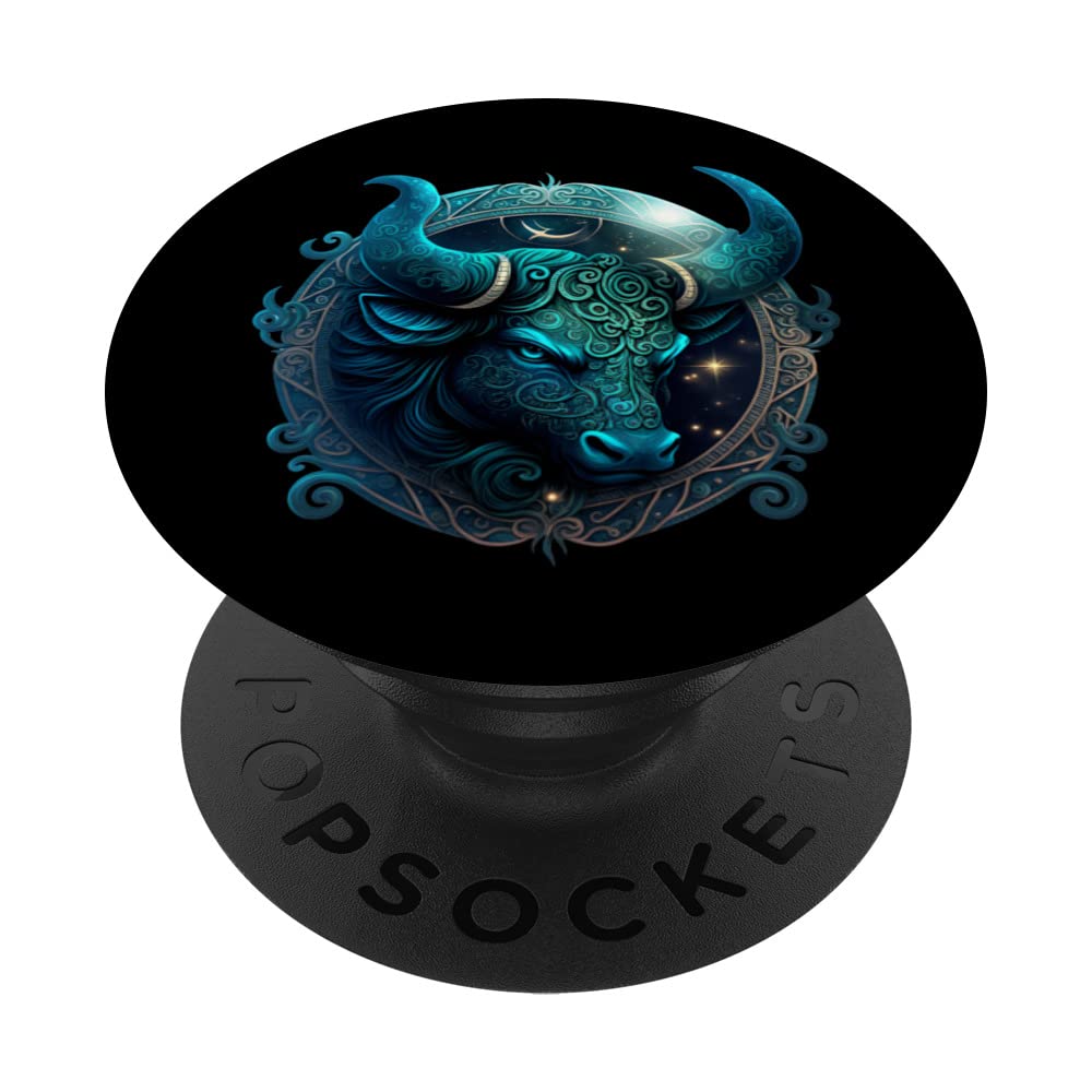 Astrology horoscope Zodiac Sign taurus PopSockets Swappable PopGrip