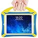 VAKOO iPad Mini Case, iPad Mini 3 2 1 Case Kids Proof Shockproof Drop Proof Soft Silicone Portable Light Weight Handle Case Cover for iPad Mini 3, iPad Mini Retina Display and iPad Mini (Yellow/Blue)