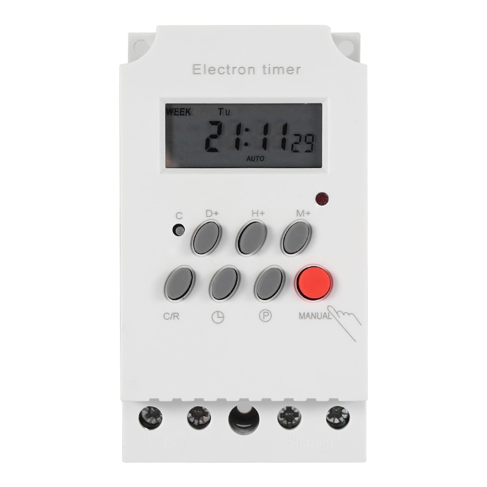 Photo 1 of CYTGOUPER 30A Electronic Digital Timer Programmable Switch,Heavy Duty Electronic Time Control Volt Timer, Timer Switch AC 110V