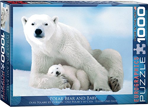EuroGraphics Polar Bear and Baby Puzzle (1000-Piece)