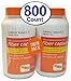 Member's Mark Therapy for Regularity/Fiber Supplement, 800 Count Fiber Capsules (Compare to the Active Ingredient in Metamucil)
