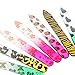Baisidai 5 Pack of Pattern Mini Crystal Glass Nail Art Files