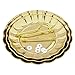 GkGk 3 Tier Stainless Steel Plates, Durable Gold Easy Assembly Stand with Elegant Retro Design for Fruits, Cupcakes, Snacks, Desserts, Candy, Ideal for Weddings, Parties and Home Use (Gold 3 Tier)