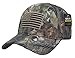 Rapid Dominance US American Flag Hybricam Mossy Camouflage Camo Baseball Cap (One Size, Camo)