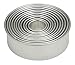 Mrs. Anderson's Baking Cookie and Fondant Cutters, Graduated Round, 11-Piece Set with Storage Tin