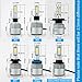 H11 LED Headlight Bulbs H9 H8 COB Chips Fog Light Conversion Kit High Beam 72W 8000LM White 6500K Auto Headlamp -2 Yr Warranty