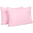 TILLYOU Toddler Travel Pillowcases Set of 2, 14x20- Fits Pillows Sized 12x16, 13x18 or 14x19, 100% Silky Soft Microfiber, Env
