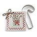 Candy Cane Cookie and Fondant Cutter 5.5 iinches