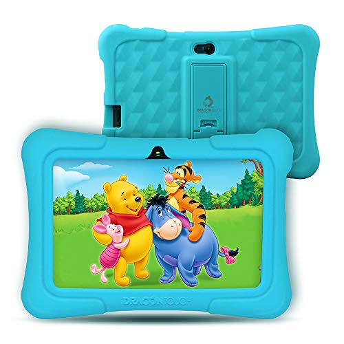 [Upgraded] Dragon Touch Y88X Pro 7 inch Kids Tablet, 2GB RAM 16GB Android 9.0 Tablets, Kidoz Pre-Installed with All-New Disney Content WiFi Only – 2019 New Model – Blue