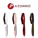 [PATENTED] Professional Ionic Best Hair Brush Straightener for Styling By Azorro, Detangling, Straightening, Frizz-Free Hair Care With Scalp Massage - LCD Display Ceramic Flat Iron Paddle Brush