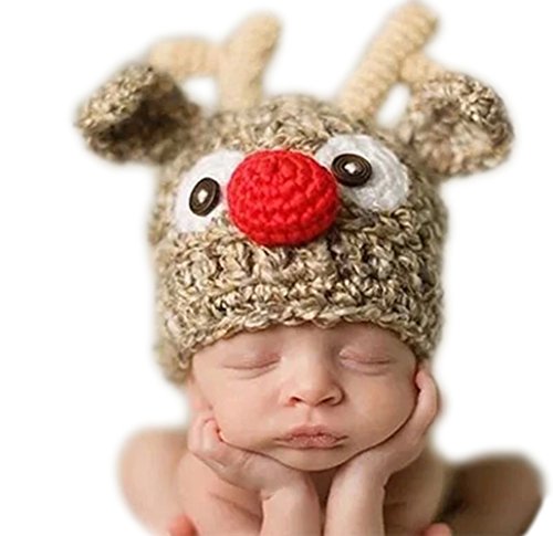 Home-organizer Tech Photography Prop Baby Girl Boy Cute Cartoon Style Crochet Knitted Costume