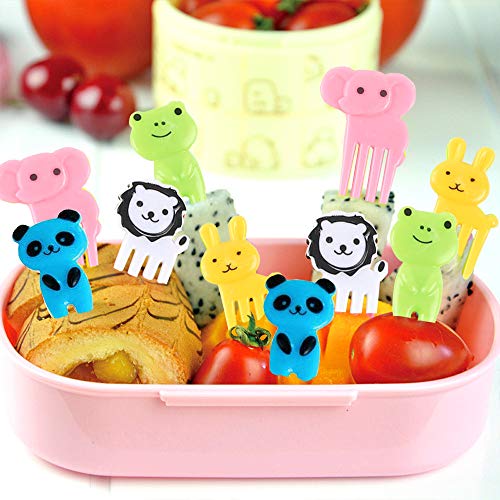 BAKHUK 12pcs Vegetable Shapes Cutters, Fruit Cookie Cutters, Melon Baller Scoop and Carving Knife and 10 Kids Fruit Picks Forks, for Cookies and Kids Crafts, Kitchen Food Decoration