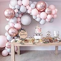 Miseagan Balloon Arch & Garland Kit, Party Supplies for Birthday, Baby Shower, Engagement, Wedding