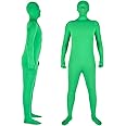 Andoer Green Screen Suit,Full Body Photography Chromakey Green Bodysuit Stretch Unisex for Special Effect Festival Cosplay