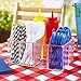STORi Clear Plastic Utensil and Condiment Caddy | 5 Compartments
