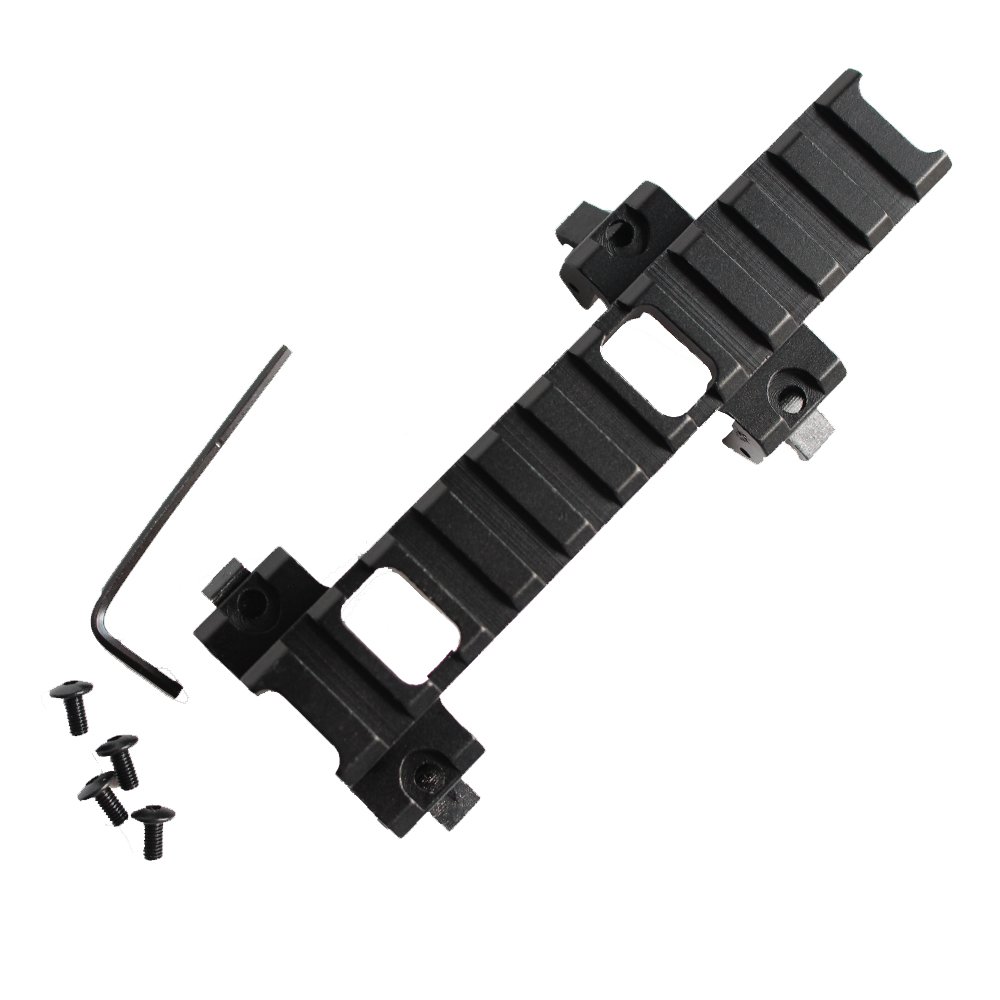 NOGA Long 120mm Scope Higher Base Mount 20mm Rail Adapter for MP5 Airsoft Scope of Hunting Gun Accessories