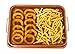 Deluxe Copper Crisper - 2-Pieces Nonstick Oven Air Fryer Pan / Tray & Mesh Basket Set - Air Fryer in Oven - Ideal for French Fry - Frozen Food , Baking Sheet without Oil by WHG