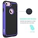 OEAGO iPhone 8 Case, iPhone 7 Hard Case [Drop Protection] [Shock Proof] Hybrid Dual Layer Rubber Plastic Impact Defender Rugged Slim Hard Case Cover Shell for Apple iPhone 8 / iPhone 7 - Blue