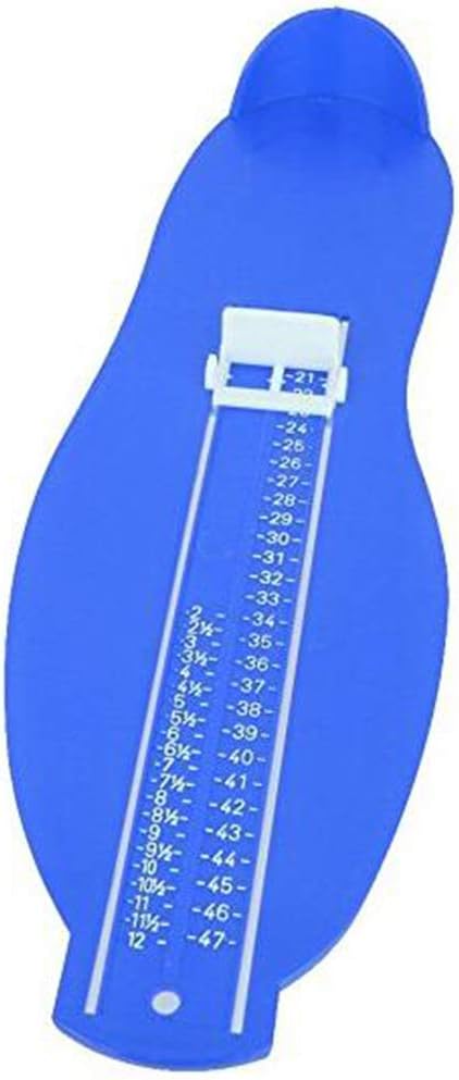 Professional Foot Measuring Gauge Children Adult Shoe Measure Tool Kids Shoes Sizer Calculator BlueFoot length measuring ruler (blue)
