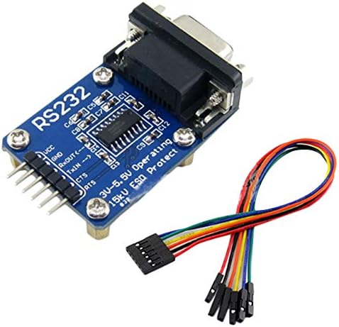 RS232 Board SP3232 RS-232 UART TTL Transceiver Evaluation Development Module Kit for Establishing RS232 Communication with Devices Powered from 3V - 5.5V