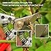 T-MAI SK-5 Bypass Hand Pruners, Pruning Shears, Garden Shears with Spring and Safety Buckle, Garden Clippers for Garden Harvesting Fruits & Vegetables, Tree Trimmers Secateurs (Red)thumb 4
