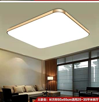 Led ceiling light living room acrylic modern minimalist bedroom rectangular study ultra-slim ...