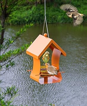 Realsun Garden Hanging Bird Feeder Station Wild Bird Feeder