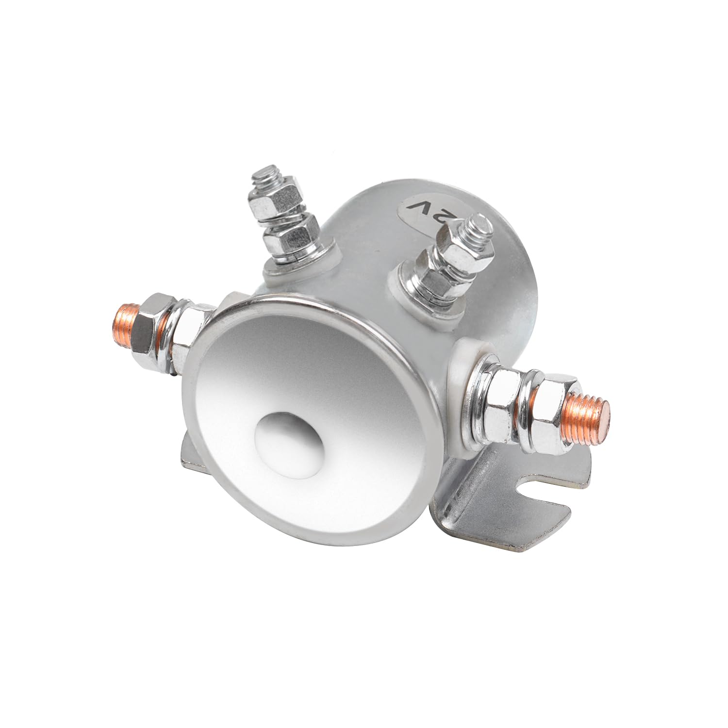 Photo 1 of Max 300A in Rush Continuous Duty Solenoid Relay Compatible with Golf Carts Winch Marine 12VDC 4 Terminal Solenoid Relay Replace 70-111224