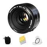 YONGNUO YN50mm F1.8 Standard Prime Lens Large Aperture Auto Focus Lens
For Canon EF Mount Rebel DSLR Camera , With Lens Pouch , UV Filter ,
Cleaning Cloth