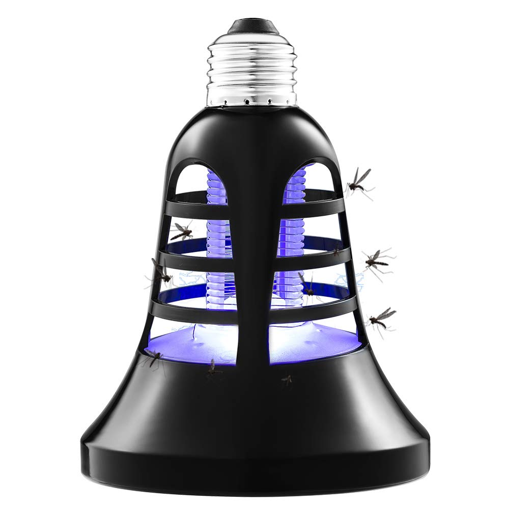 [Siuyiu] LED Mosquito Killer Lamp (Bulb) Indoor UV and LED Lighting | 2-in-1 Night Light and Bug Trap | Screw-In Design | 200 Sq. Ft. Protection | Patio, Porch, Deck Use