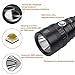 Diving Light, Waterproof Scuba Dive LED Flashlight 18650 with Cree XPL 3000K Warm White 5 Modes 1000 Lumens Underwater 150m/164yd with Battery