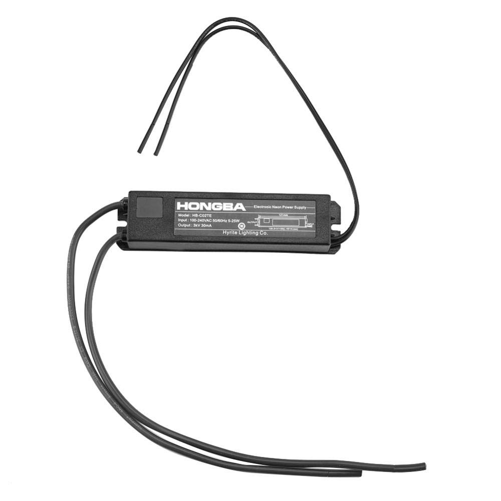 Power Supply for Glass Neon Sign Electronic Neon Light Transformer Power Supply Rectifier HB-C02TE 3KV 30mA 5-25W