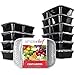 Simple Chef Meal Prep Food Containers - Set of 10