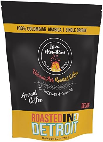 Lava Mountain Single Origin Colombia 8 oz Ground Coffee, Decaf