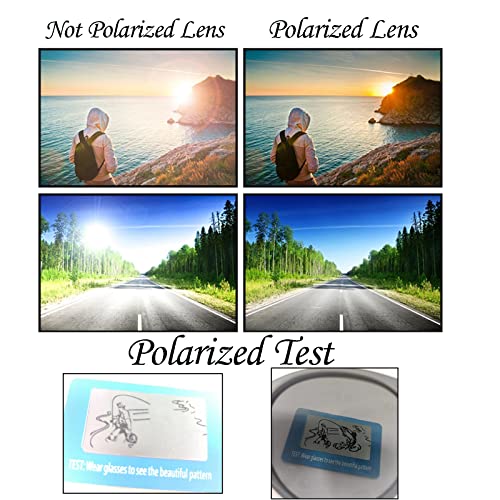 YAMEIZE Polarized Sunglasses Round Oval Retro Vintage Tinted Glasses Fashion Classic for Men Women UV Protection 400