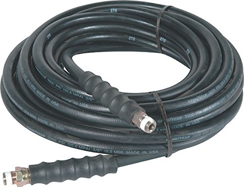 Valley Industries 75W1-H-BLK 4000PSI 75FT Pressure Washer Hose, Black