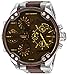 Diesel Men's DZ7397 Mr. Daddy 2.0 Stainless Steel and Brown Leather Watch