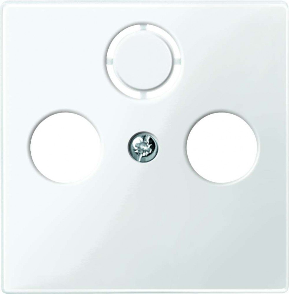 Busch-Jaeger Merten 296719 Central Piece Polar White System M for Ant-do.2/3-L.Thermopl.bril