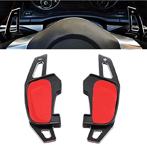 Maple leave Steering Wheel Shift Paddle For VW Golf 7 MK7 GTI(black)