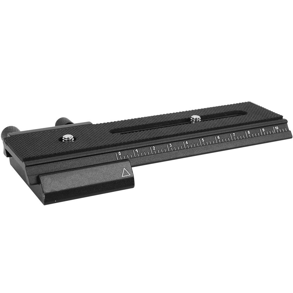 Rail Only,Macro Long Focusing CloseUp Quick Rlease Plate Slide Rail for DSLR Cameras