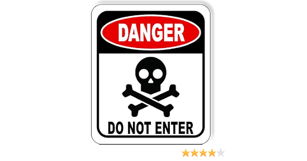 Danger Skull Symbol Do Not Enter Aluminum Composite Outdoor Sign 8 5 X10 Amazon Com Industrial Scientific Danger Skull Symbol Do Not Enter Aluminum Composite Outdoor Sign 8 5 X10 Amazon Com Industrial Scientific